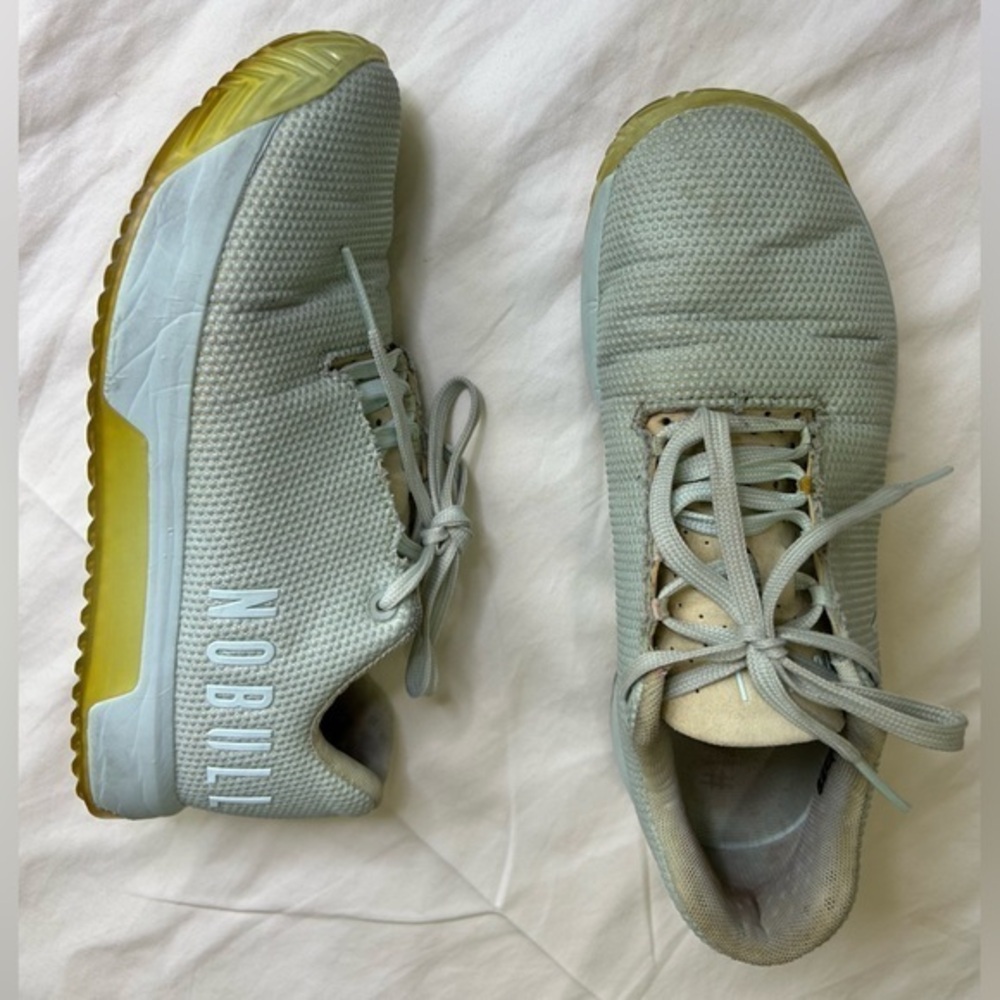 NOBULL Light blue Trainers with Yellow  7.5W